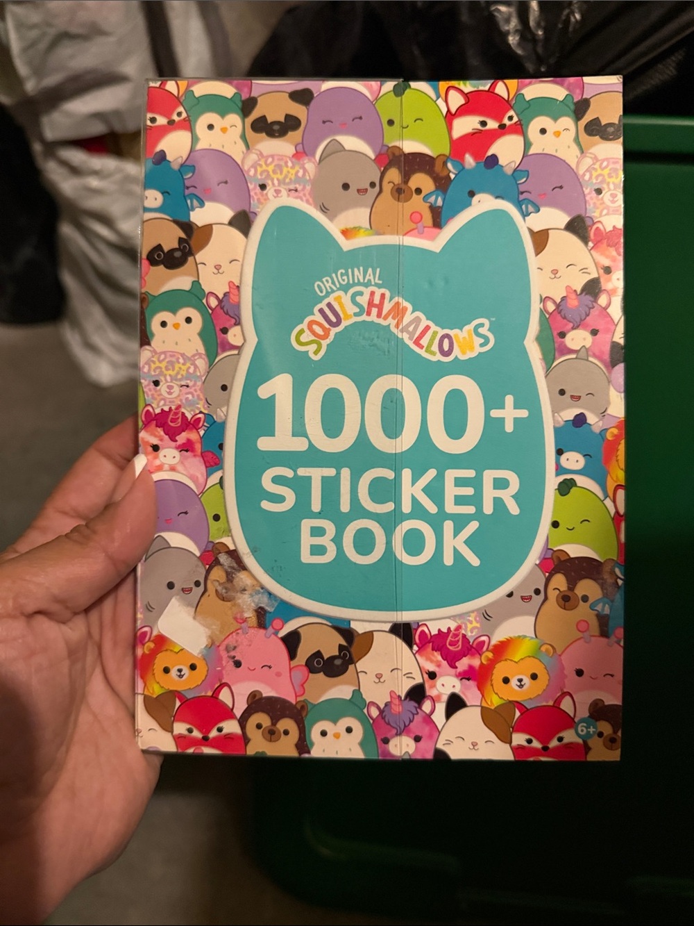 Squishmallows 1000+ Sticker Book - Teal Cover